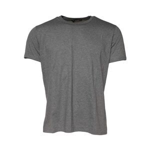 Dolce & Gabbana Gray Cotton Crew Neck Short Sleeves Men's T-shirt